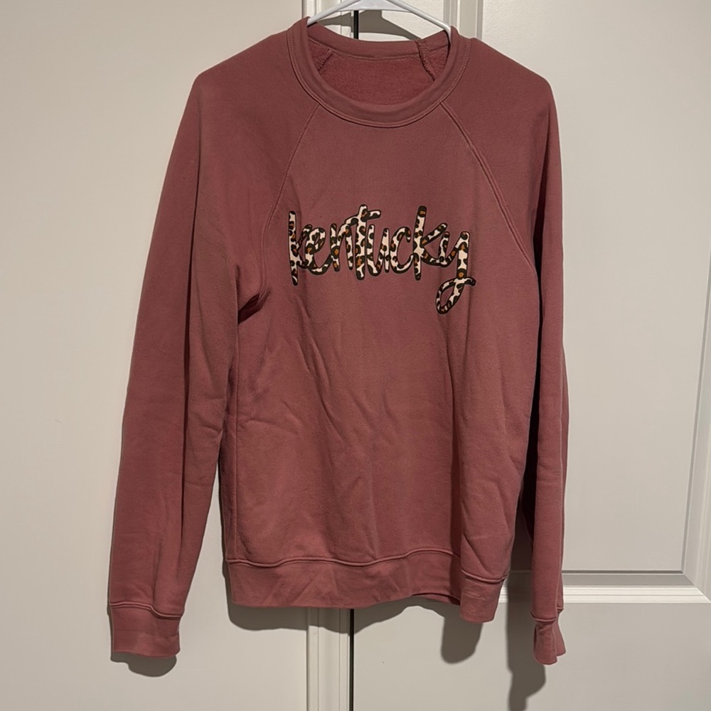 Kentucky Graphic Sweatshirt in Mauve